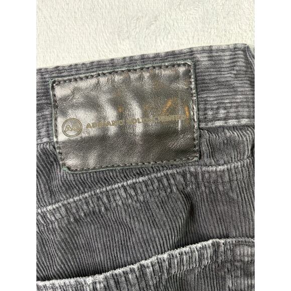 AG Adriano Goldschmied Dark Gray Corduroy Pants • Size 33 × 30 - Picture 7 of 8